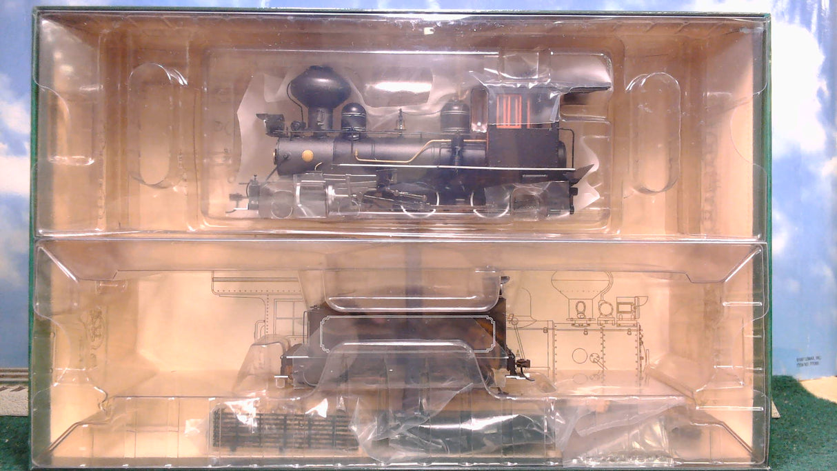 BACHMANN SPECTRUM 28325 ON30 MODERN 4-4-0 AMERICAN OUTSIDE FRAME STEAM LOCO (DCC) PAINTED UNLETTERED W/STEEL CAB AND FOOT BOARD 1930'S - 1940'S