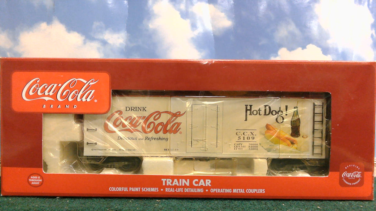 K-LINE K762-5109 COCA-COLA BRAND WOOD-SIDED REEFER