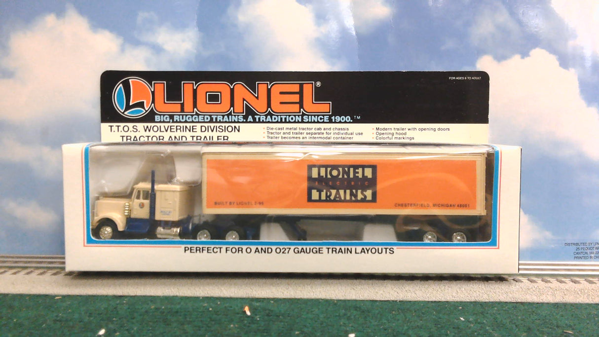 LIONEL 6-52040 T.T.O.S. FLATCAR WITH TRACTOR AND TRAILER