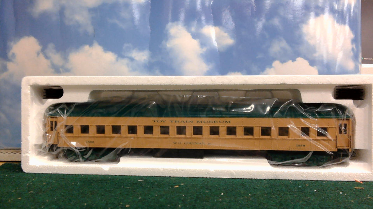 K-Line K85-1899-1 TOY TRAIN MUSEUM PASSANGER CAR SET