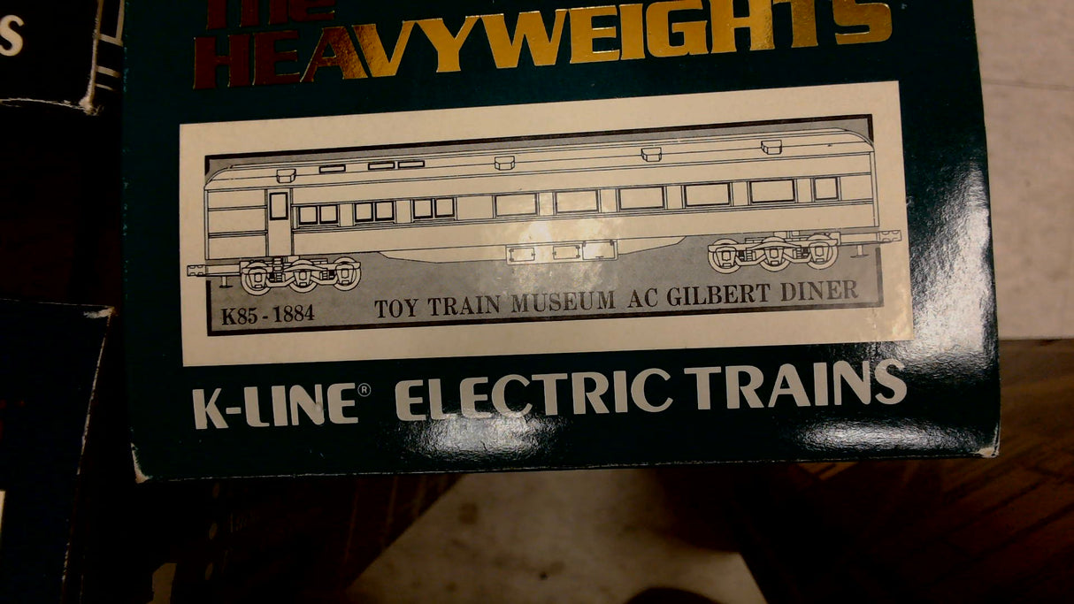 K-Line K85-1899-1 TOY TRAIN MUSEUM PASSANGER CAR SET
