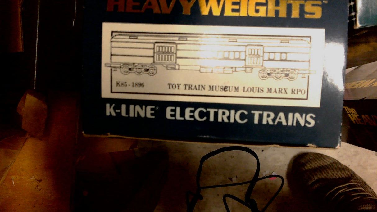 K-Line K85-1899-1 TOY TRAIN MUSEUM PASSANGER CAR SET