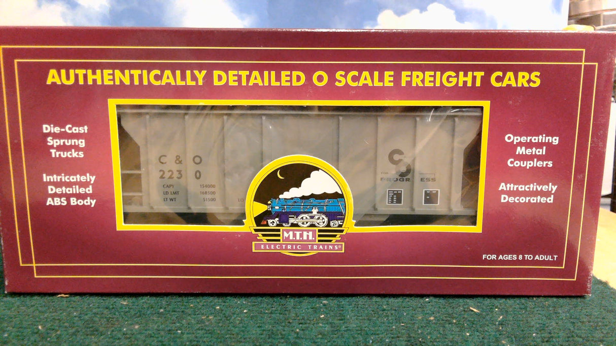 MTH 20-90015E CHESAPEAKE & OHIO PS-2 HOPPER