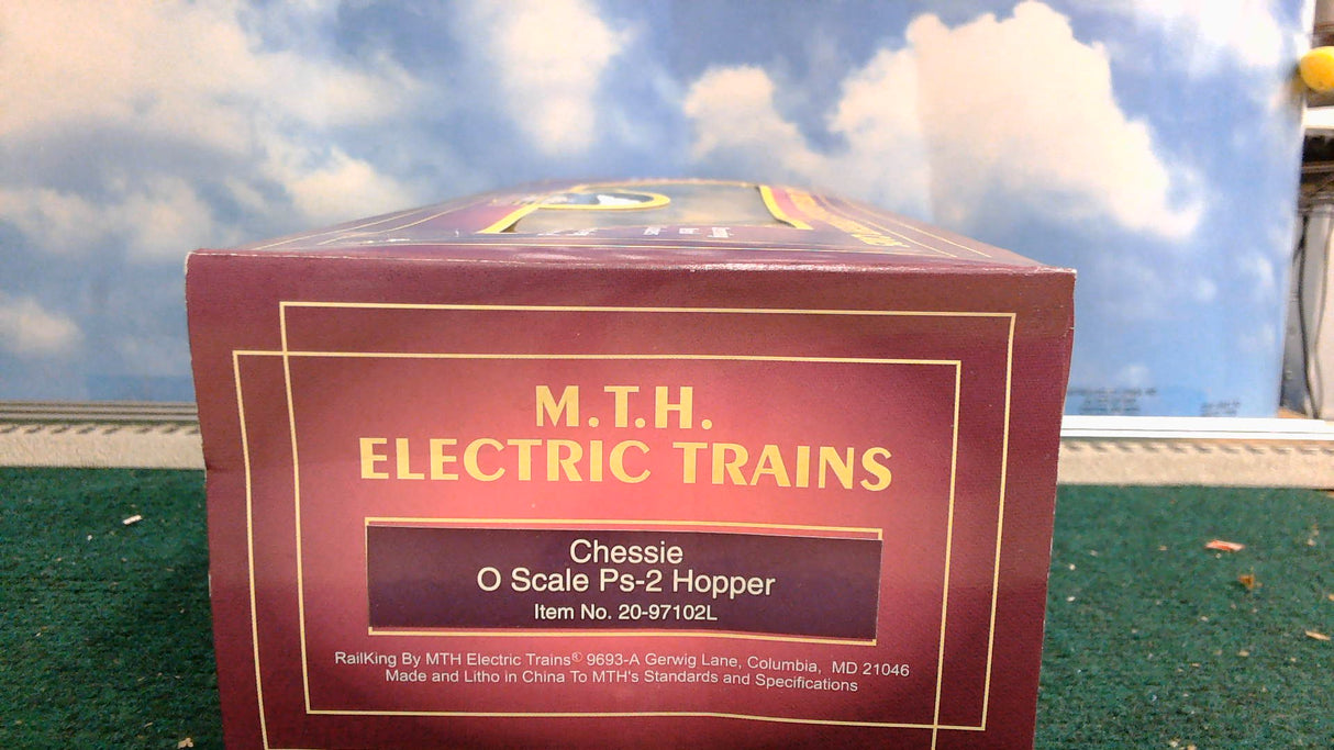 MTH 20-97102L CHESSIE O SCALE PS-2 HOPPER