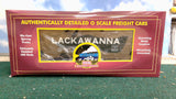MTH 20-90679D LACKAWANNA 2-BAY OFFSET HOPPER W/ COAL LOAD