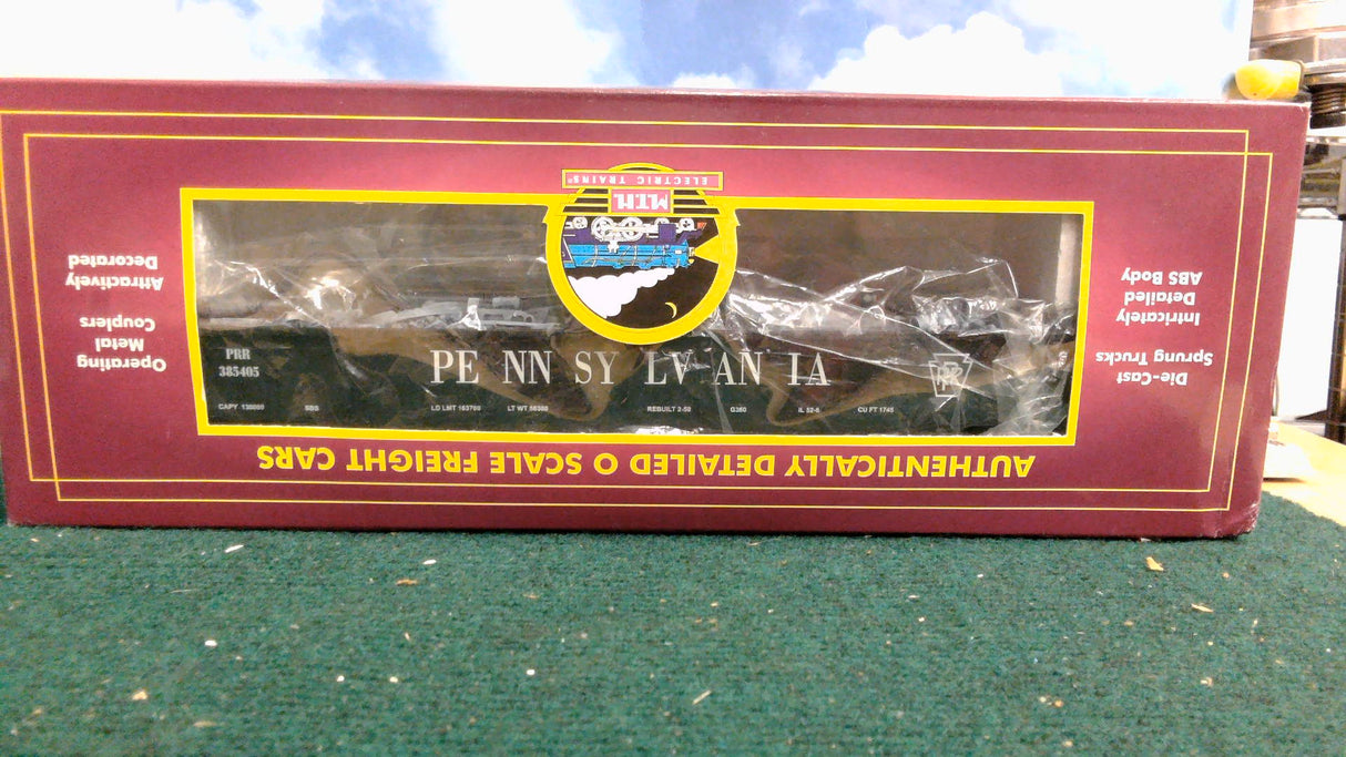 MTH 20-90003C PENNSYLVANIA GONDOLA W/ JUNK LOAD