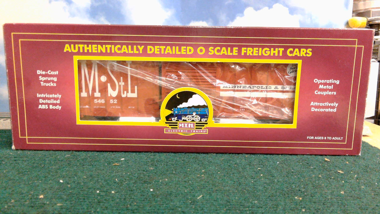MTH 20-90033A MINNEAPOLIS & ST. LOUIS 50' SINGLE DOOR BOX CAR