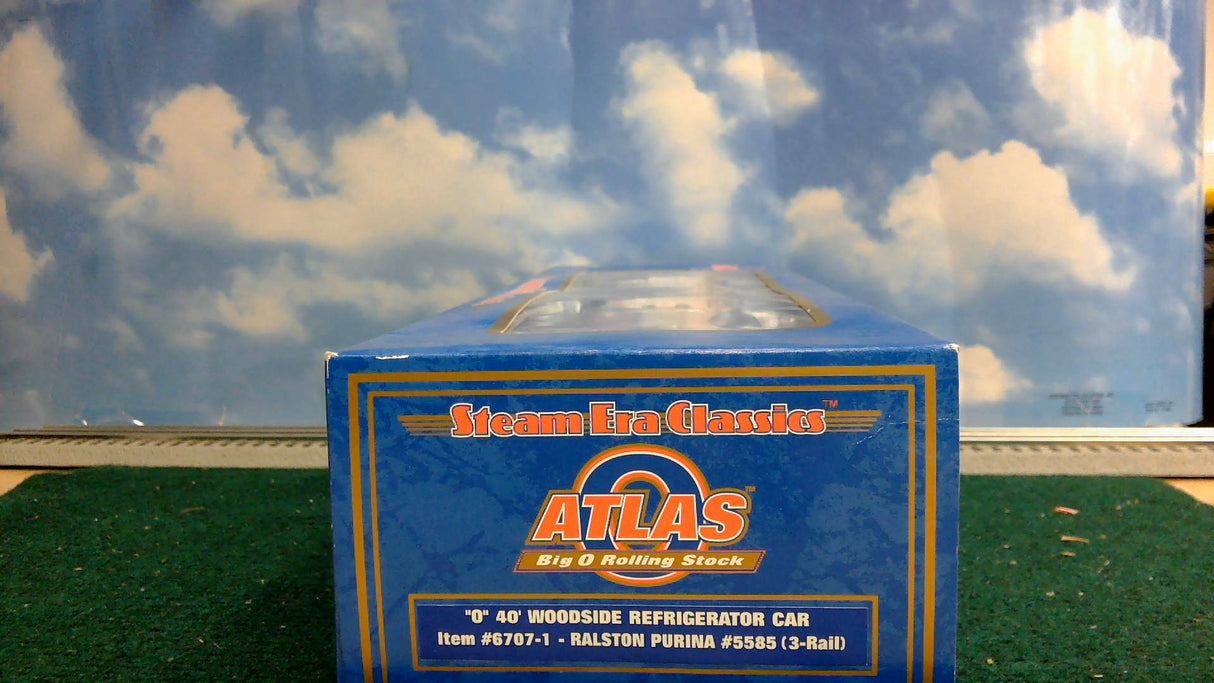 Atlas #6707-1 Ralstan Purina Woodside Refrigerator Car
