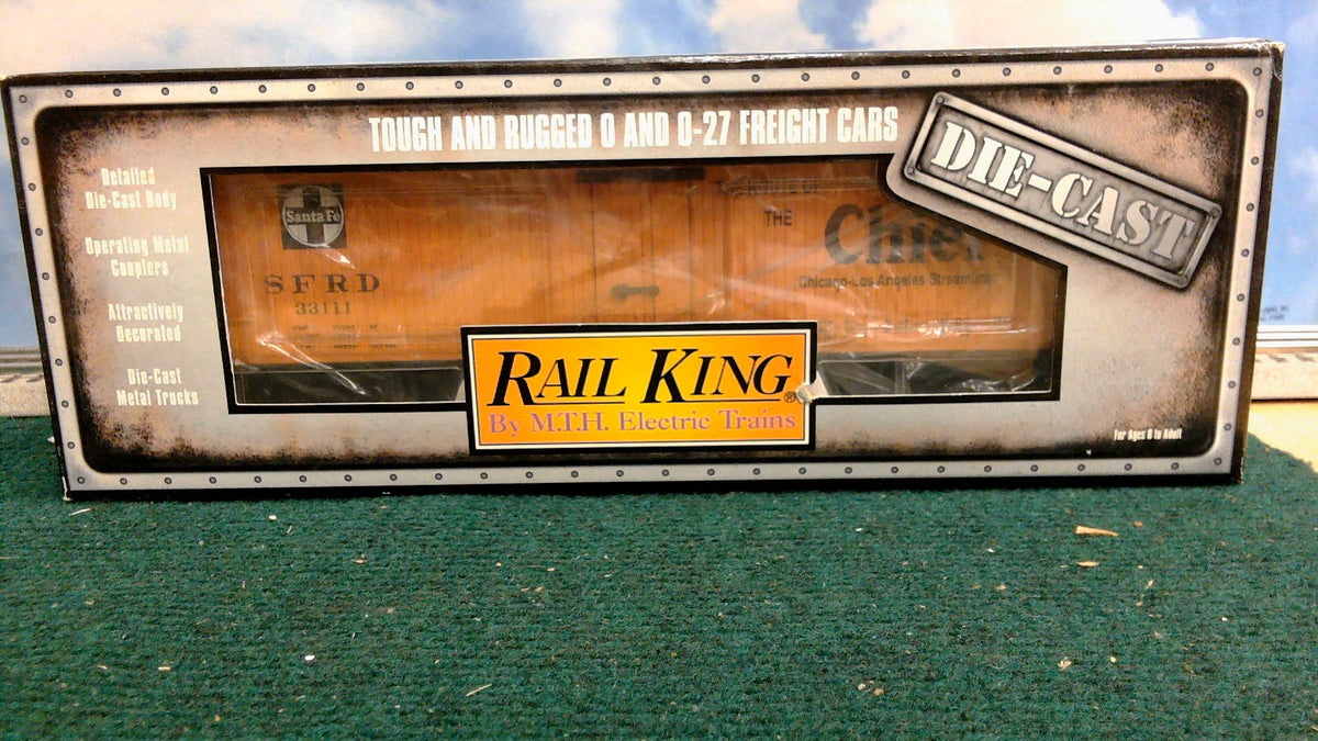 MTH 30-8602 SANTA FE DIE-CAST REEFER CAR