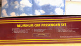 MTH MT-6016 SANTA FE PLATED ALUMINUM CAR PASSENGER SET