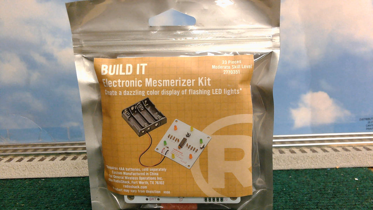 BUILD IT ELECTRONIC MESMERIZER KIT LED LIGHTS 2770351