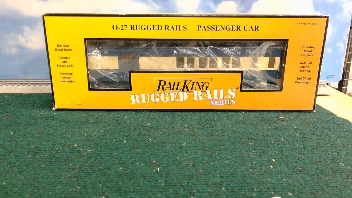 MTH RAILKING 33-6232 JERSEY CENTRAL O-27 MADISON COMBINE CAR