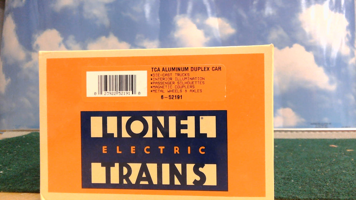 LIONEL 6-52220 TCA ALUMINUM 4 CAR PASSENGER CAR SET