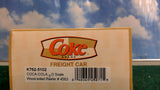 K-LINE K762-5102 COCA-COLA BRAND O SCALE WOOD-SIDED REEFER #4563