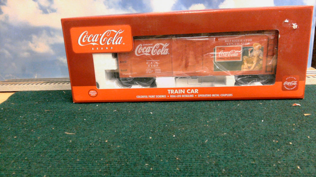 K-LINE K762-5105 COCA-COLA BRAND O SCALE WOOD-SIDED REEFER