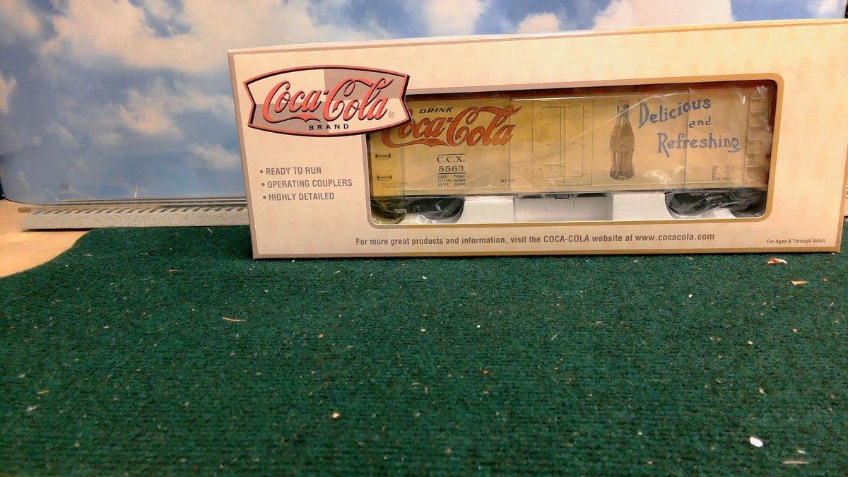 K-LINE K762-5101 COCA-COLA BRAND O SCALE WOOD-SIDED REEFER