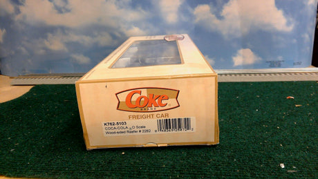 K-LINE K762-5103 COCA-COLA BRAND O SCALE WOOD-SIDED REEFER