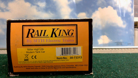MTH RailKing 30-73313 Miller High Life Modern Tank Car