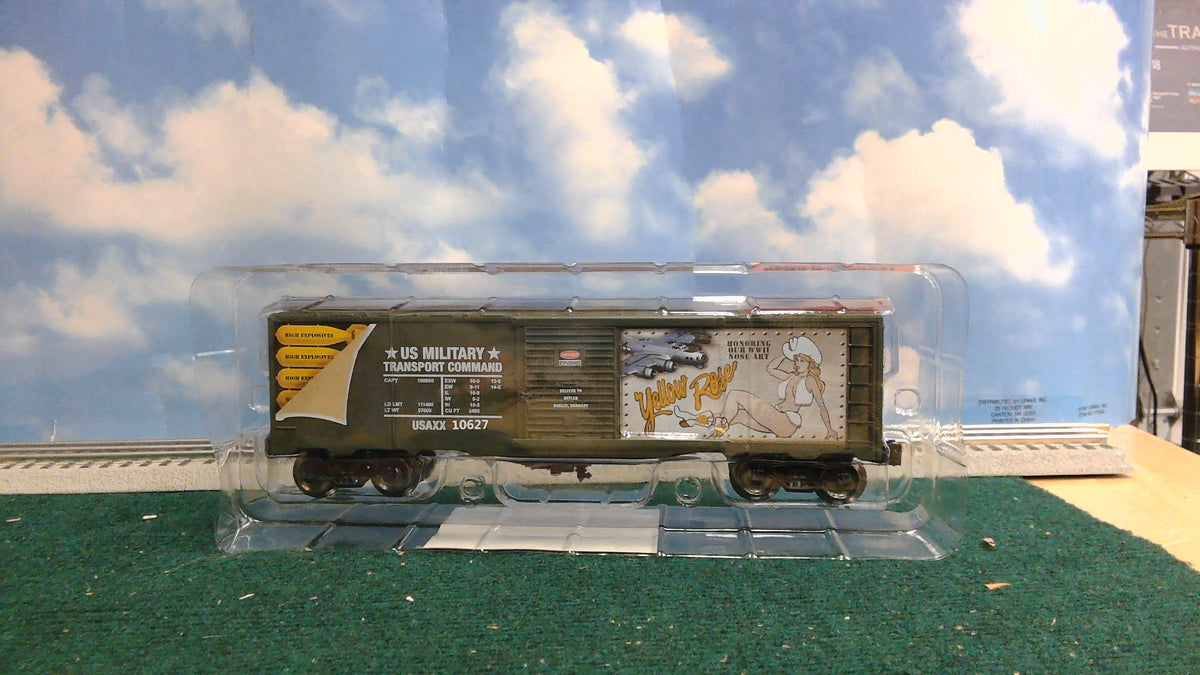 MENARDS 279-4444 WWII COMMEMORATIVE BOXCAR YELLOW ROSE