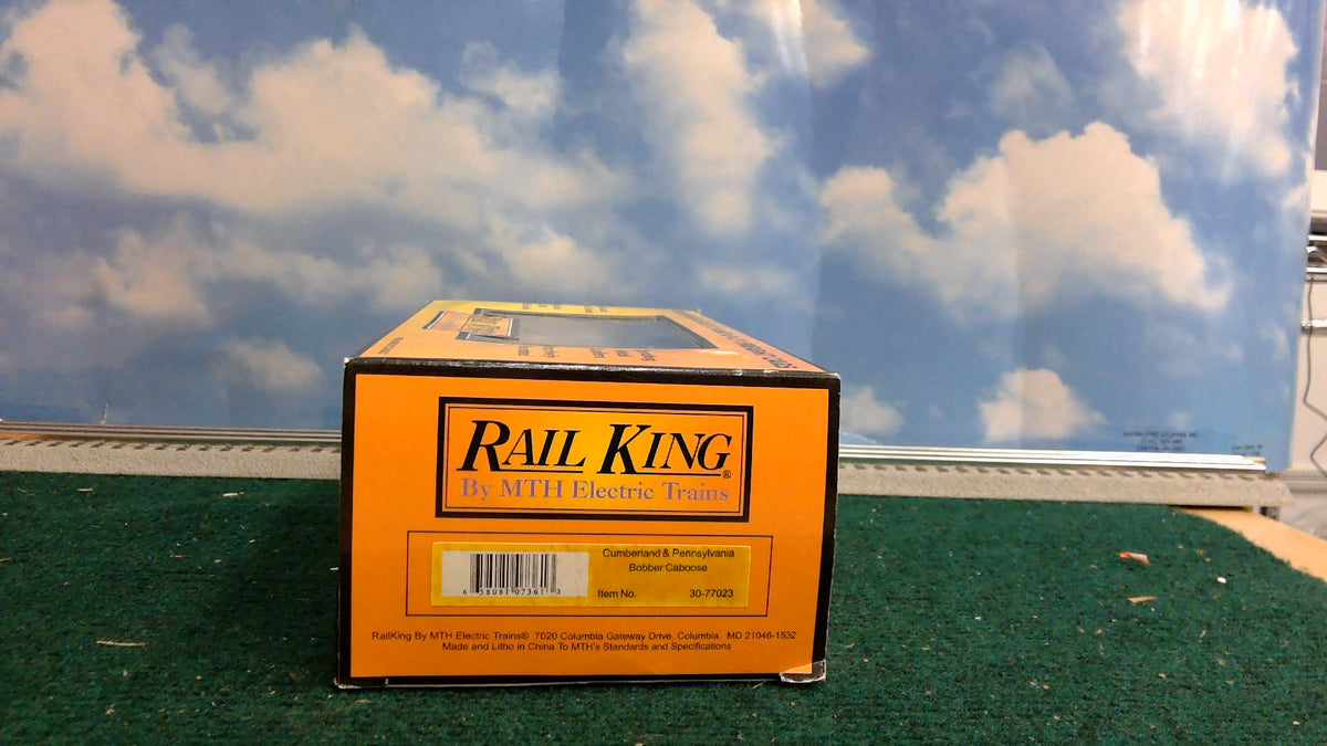 MTH RAILKING 30-77023 CUMBERLAND & PENNSYLVANIA BOBBER CABOOSE