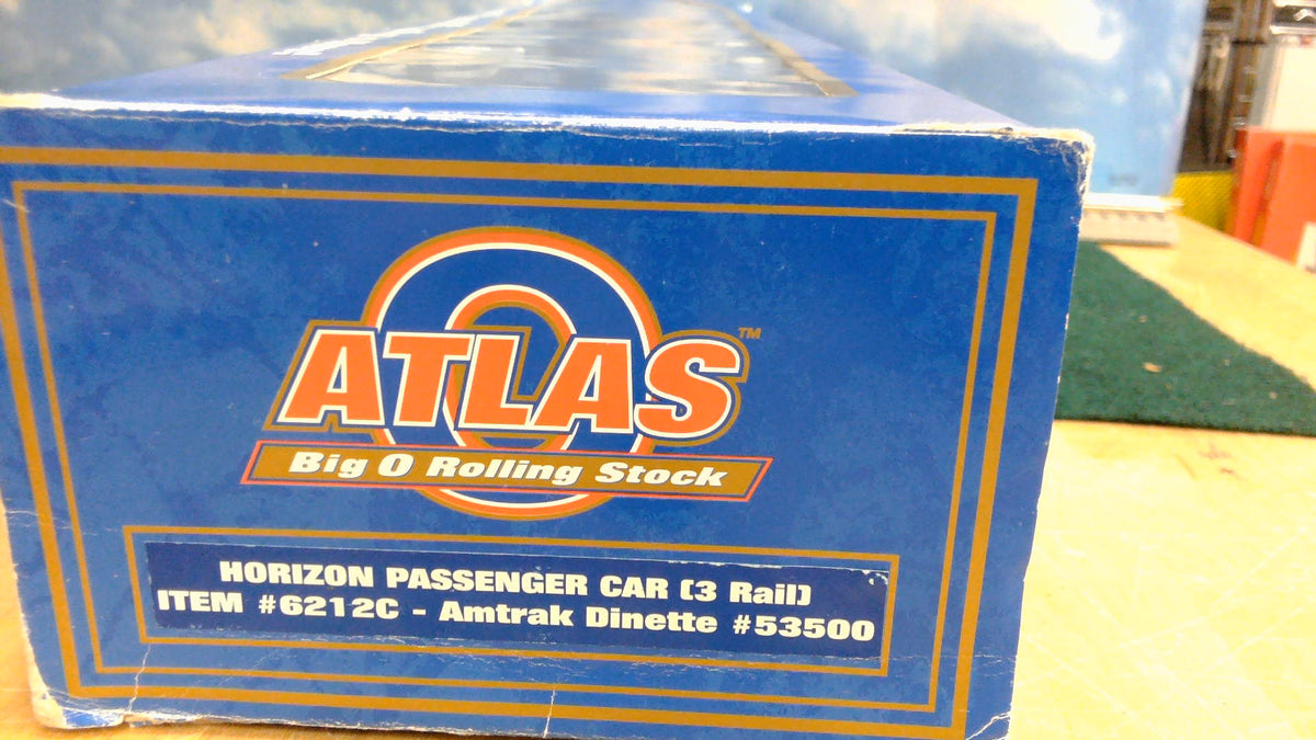 ATLAS #53500 HORIZON PASSENGER CAR (3 RAIL) AMTRAK DINETTE