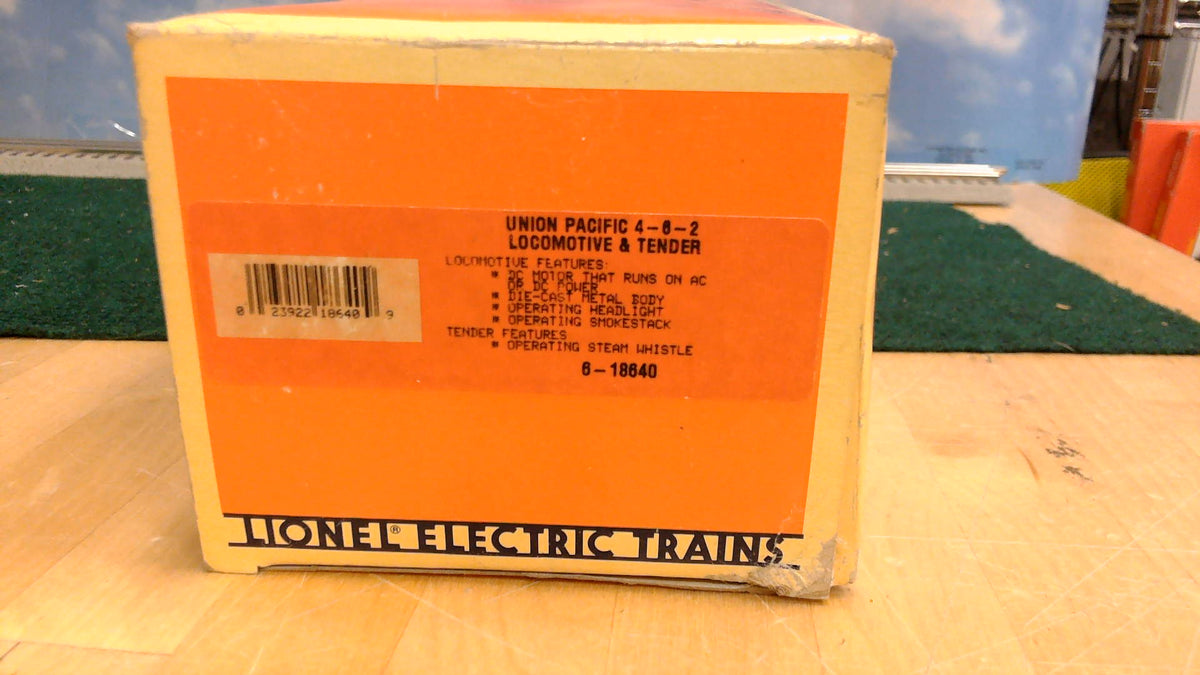 Lionel 6-18640 O Union Pacific 4-6-2 Steam Locomotive