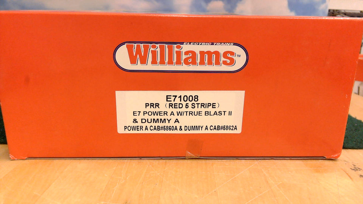 WILLIAMS E71008 PPR E7 POWER A W/TRUE BLAST II & DUMMY A