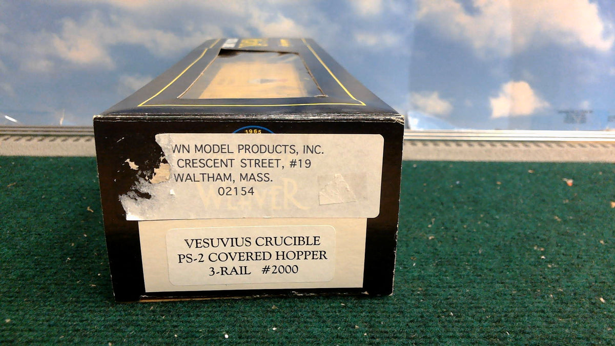 WEAVER #2000 VESUVIUS CRUCIBLE PS-2 COVERED HOPPER (3 RAIL)