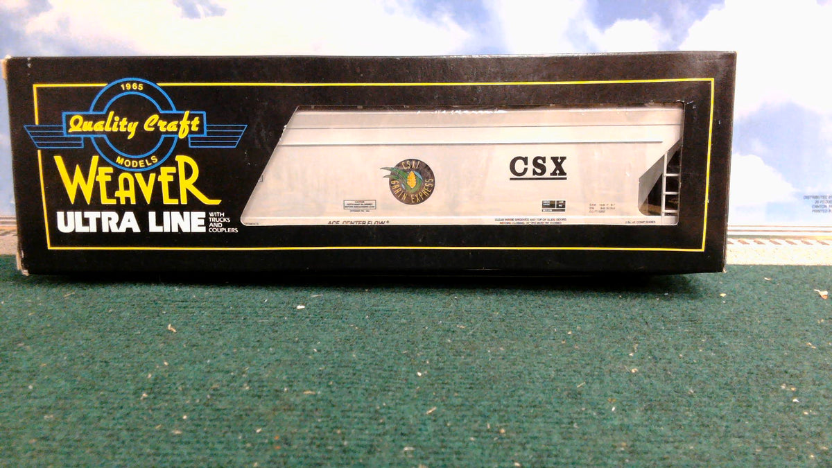 WEAVER #U1708 4-BAY CENTERFLOW HOPPER 3-RAIL CSX GRAIN EXPRESS