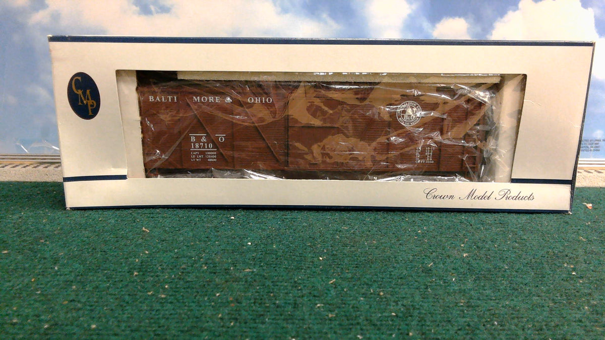 CROWN MODEL PRODUCTS OB-117 BALTIMORE & OHIO O.B. BOXCAR