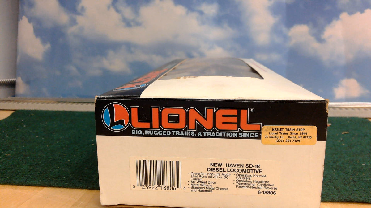 Lionel 6-18806 O Gauge New Haven SD-18 Powered Diesel Locomotive