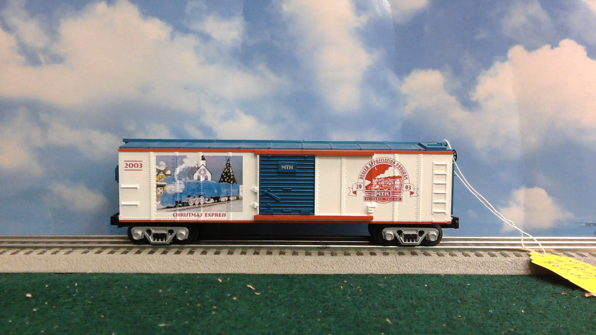 MTH RAILKING 20-80005E 2003 HOLIDAY BOXCAR