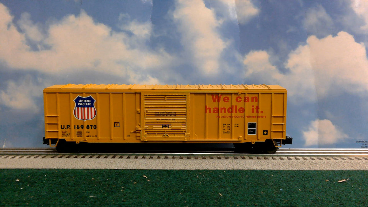 WEAVER #2029 UNION PACIFIC 50' OUTSIDE BRACED BOXCAR HI RAIL