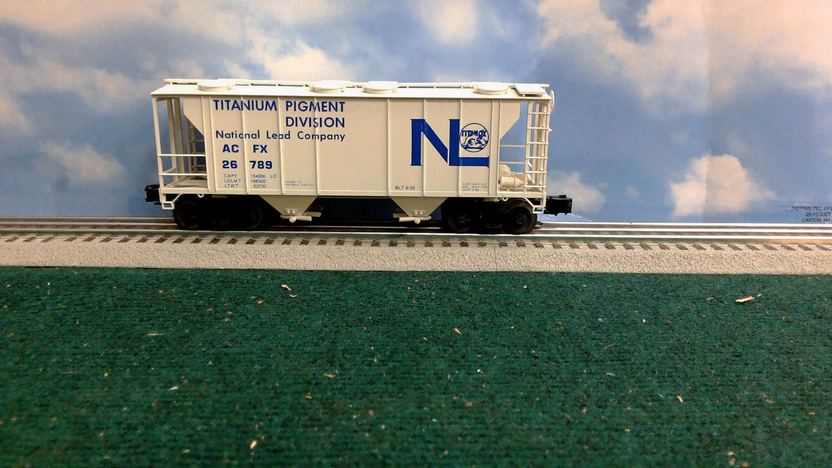 WEAVER #26789 NATIONAL LEAD COMPANY PS-2 34' COVERED HOPPER 3-RAIL