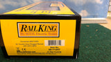 MTH RAILKING 30-71257 CHRISTMAS 50' DOUBLE DOOR PLUGGED BOXCAR WITH LIGHTS