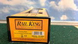 MTH RAILKING 30-76821 CHRISTMAS FLAT CAR W/LIGHTED CHRISTMAS TREES