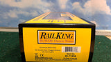MTH RAILKING 30-71258 CHRISTMAS 50' DOUBLE DOOR PLUGGED BOXCAR WITH LED LIGHTS