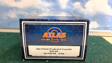 ATLAS #3001436 O PREMIER 40' LIGHT UP 4TH OF JULY 2023 BOX CAR