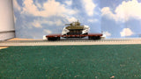 MTH 20-98742 PENSYLVANIA 50-TON 441' WOOD FLAT CAR W/SHERMAN TANK