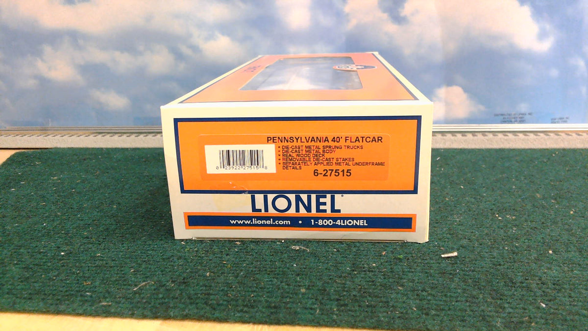 Lionel 6-27515 Pennsylvania 40' Flatcar w/stakes #473567