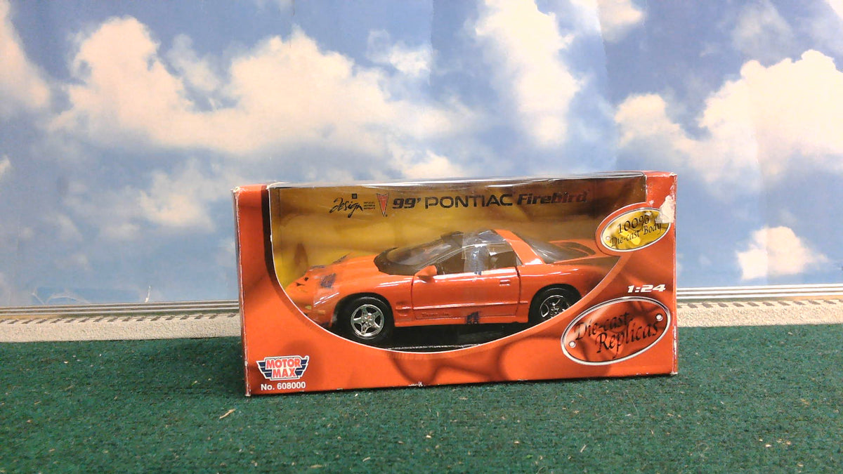 MOTOR MAX #608000 DIE-CAST FIREBIRED 1:24 SCALE