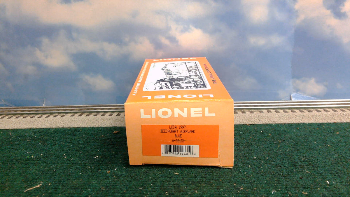 LIONEL 6-52131 LCCA 1997 BEECHCRAFT AIRPLANE BLUE
