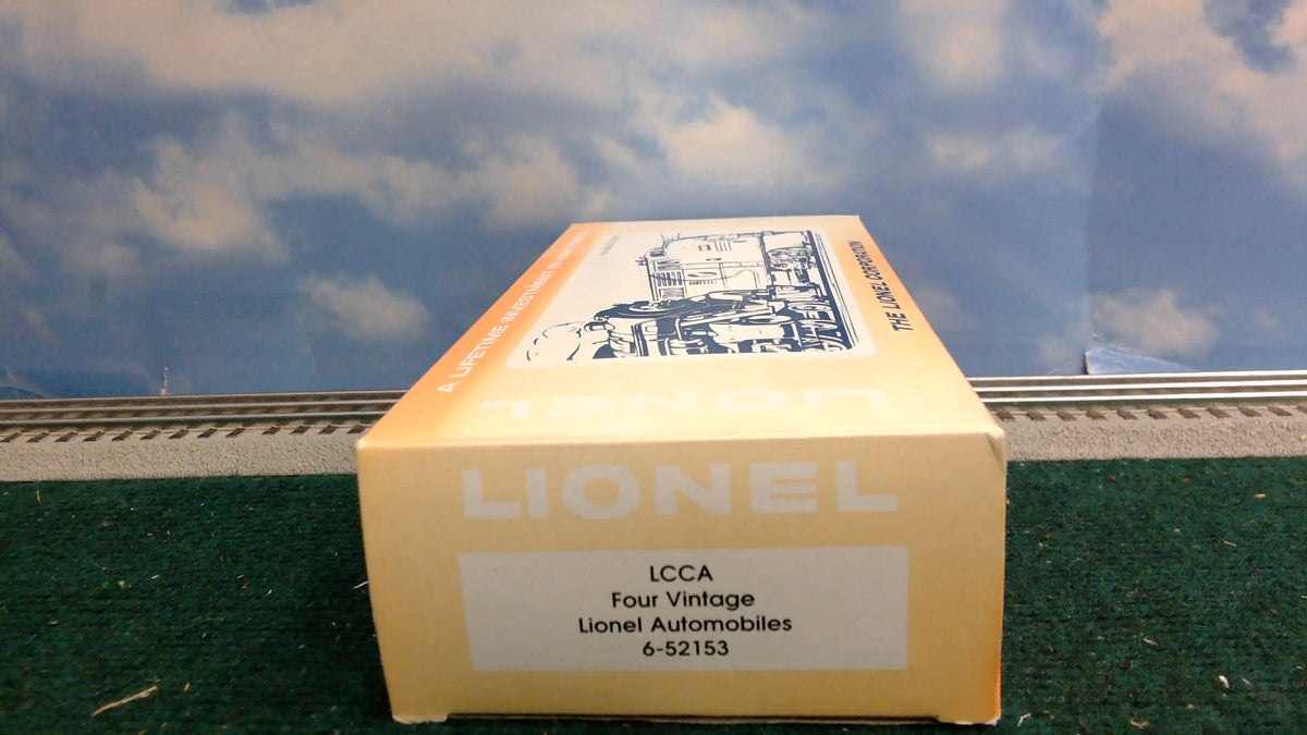 LIONEL 6-52153 LCCA FOUR VINTAGE LIONEL AUTOMOBILES