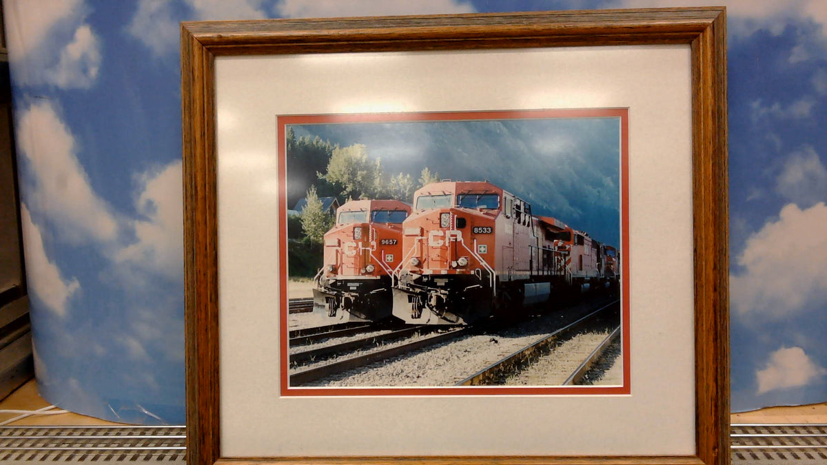 FRAMED TRAIN PHOTOS