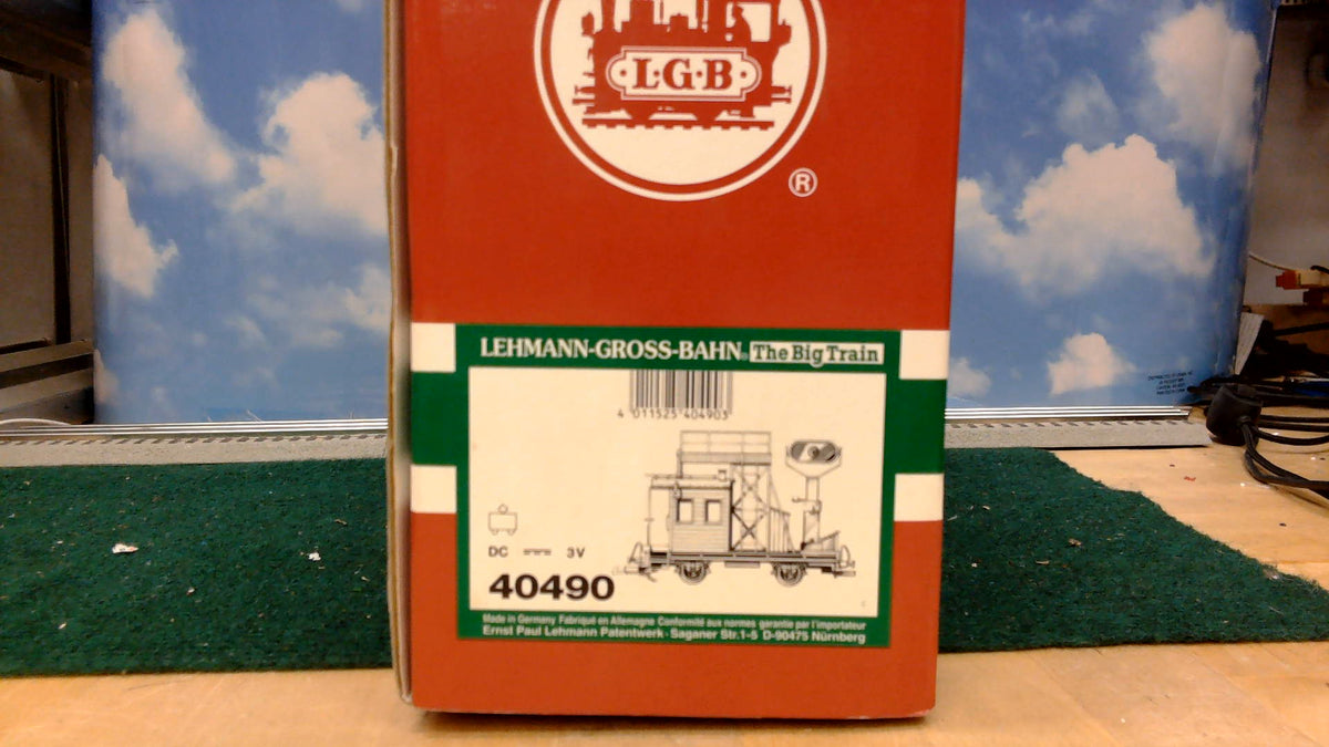 LGB 40490 Spur-G 2-achs Güterwagen Scheiwerferwagen -Digital