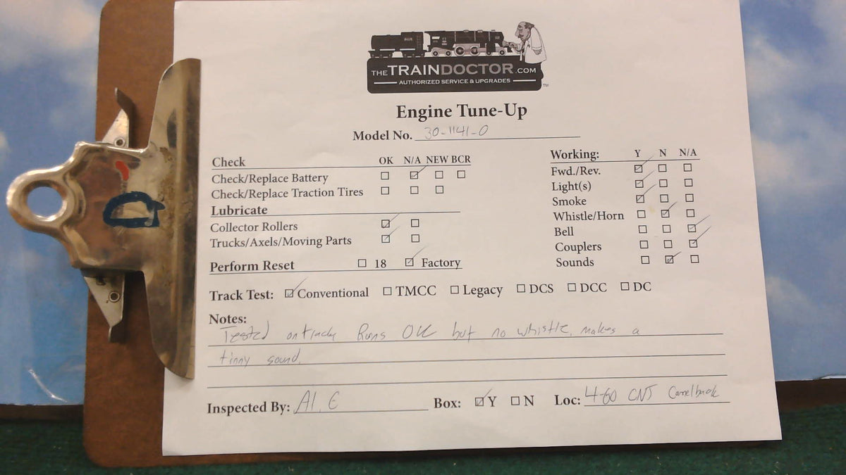 Rail King MTH 30-1141-0 Camelback Jersey Central 4-6-0 Camelback Steam Engine