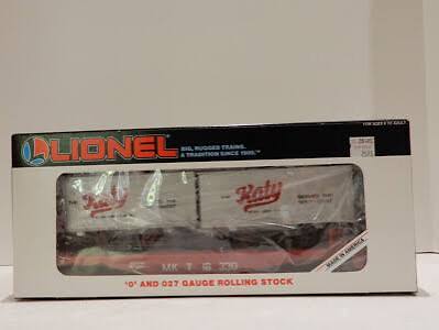 Lionel 6-16330 Missouri Kansas and Texas Flatcar with Trailers