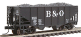 Atlas #6760 Baltimore and Ohio 55' Ton Fishbelly Hopper Car (3-Rail)