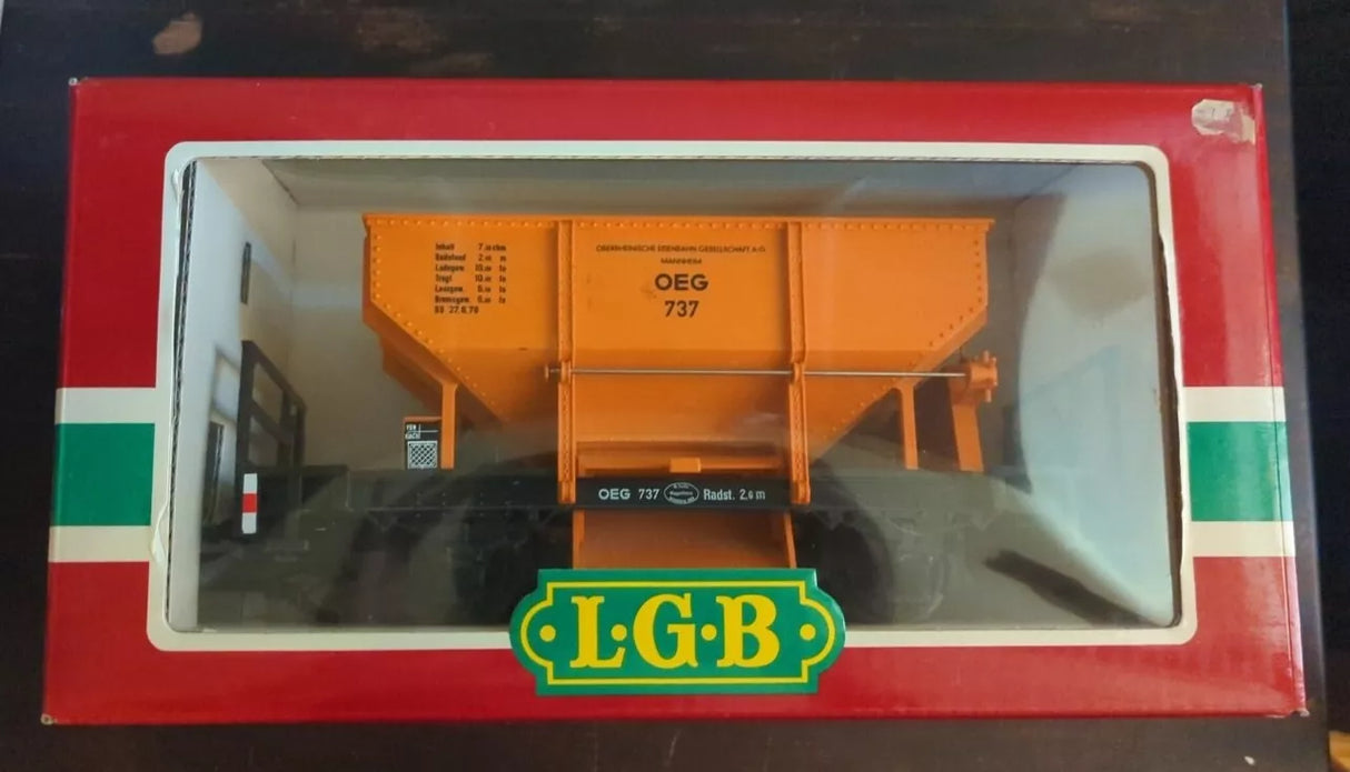 LGB 4041 G Scale OEG Ballast Car #737