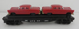 Lionel 16941 Santa Fe Flat Car with 1950s Vehicles O/O-27 Gauge
